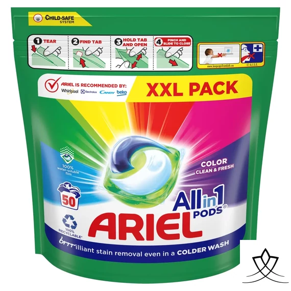 Ariel All-in-1 Color mosókapszula 50 mosás